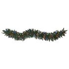 Faux Snow Dusted Christmas Garland