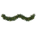 Pre-Lit Faux Mixed Pine &amp; Pine Cone Garland