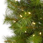 Pre-Lit Faux Green Valley Pine Christmas Tree (6.5')