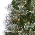 Pre-Lit Faux Slim Cashmere Christmas Tree (5')