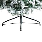 Pre-Lit Faux Slim Flocked Montreal Fir Christmas Tree (8')