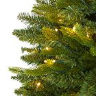 Pre-Lit Faux Sun Valley Fir Christmas Tree (5'&ndash;6')
