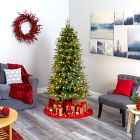 Pre-Lit Faux Vancouver Fir Christmas Tree (4'&ndash;8')