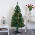Pre-Lit Faux Northern Tip Pine Christmas Tree (5'&ndash;8')
