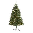 Pre-Lit Faux Northern Tip Pine Christmas Tree (5'&ndash;8')