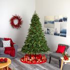 Pre-Lit Faux Wellington Spruce Christmas Tree (6'&ndash;8')