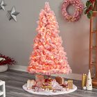 Pre-Lit Faux Pink Christmas Tree (3'&ndash;7')