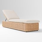 Westport Outdoor Chaise Lounger Cushion Cover, Sunbrella® Canvas, Natural