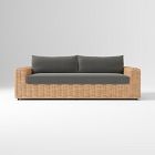 Westport Outdoor Sofa Cushion Cover, Sunbrella® 84", Cast, Charcoal