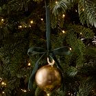 Velvet Ribbon &amp; Metal Bell Ornaments