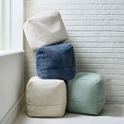 Cotton Canvas Pouf