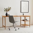 Mid-Century Modular Desk w/ Shelves (70&quot;)