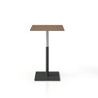 Simii Trellex Height-Adjustable Square Disc Base Laminate Table