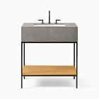 Streamline Concrete Single Bathroom Vanity (31.5")