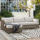 Coastal Outdoor 2-Piece Chaise Sectional (98&quot;)