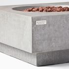 Rectangle Pedestal Fire Pit Table