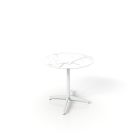 Simii Trellex Round X-Base Marble Table