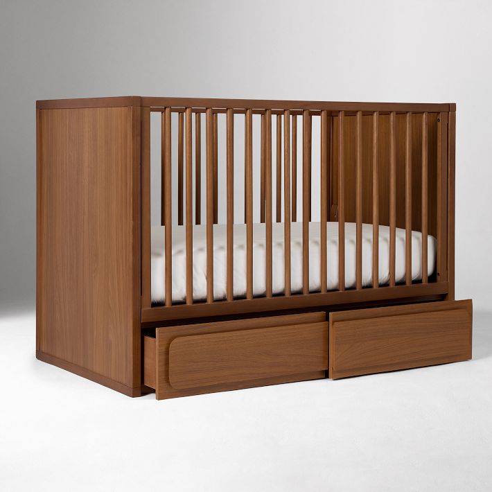 Gemini Convertible Storage Crib | West Elm