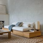 Harwood Storage Sofa w/ 2 Side Tables (111&quot;)