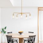 Sculptural 5-Light Globe Chandelier