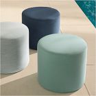 Sunbrella&#174; Indoor/Outdoor Canvas Round Pouf