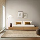 Harwood Storage Sofa w/ 2 Side Tables (111&quot;)