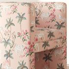 Modern Rounded Upholstered Back Chair