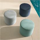 Sunbrella&#174; Indoor/Outdoor Canvas Round Pouf