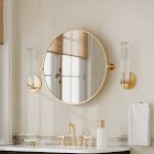 Weston Fluted Glass Indoor/Outdoor Sconce (16&quot;)