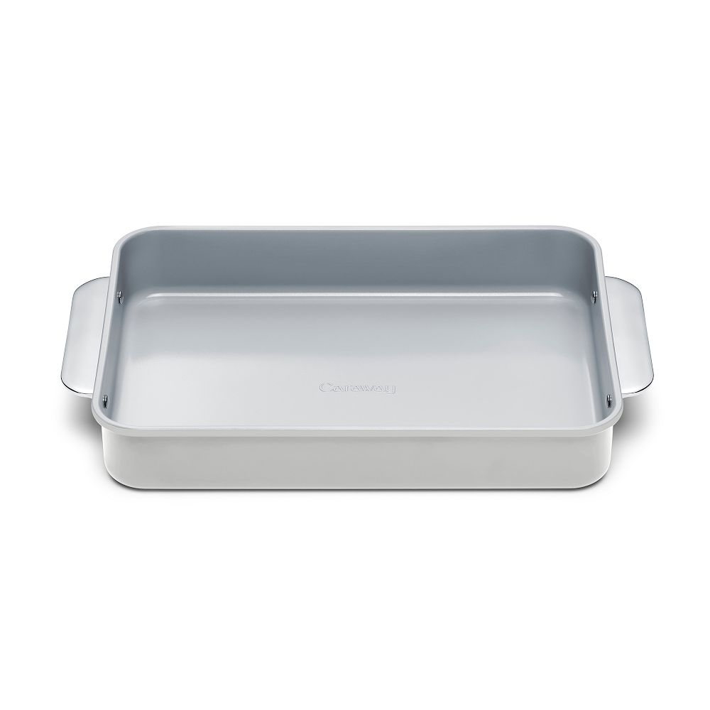 Caraway Nonstick Ceramic Brownie Pan w/ Handles - Gray