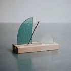 SZKLO Glass Modern Stained Glass Nativity Set