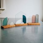 SZKLO Glass Modern Stained Glass Nativity Set