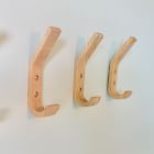 Modern Home by Bellver Wooden L-Shaped Double Wall Hooks - Set of 4