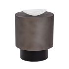 Modern Steel Side Table (18")