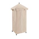 Palm Harbor Outdoor Wicker Towel Valet