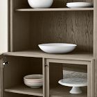 Holmes Modular 2-Door Glass Console w/ Open Hutch (36")