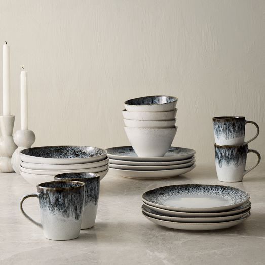 Reactive Glaze Stoneware Dinnerware Collection | West Elm