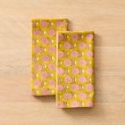 Soil to Studio Shama Block-Printed Cotton Napkins (Set of 2)