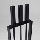 Industrial Fireplace Tools - Black