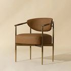 Ximena Vegan Leather Dining Arm Chair