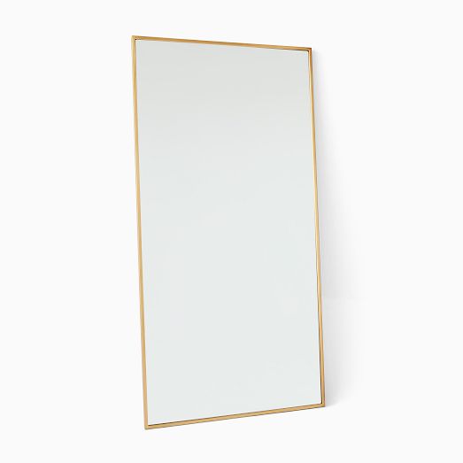 Metal Frame Floor Mirror | Modern Lighting | West Elm