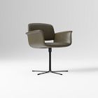 Open Box: Nelson Office Chair (31.75") - Saddle Leather Slate, Textured Antique Bronze