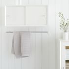 Open Box: Mid Century Bathroom Storage Cabinet