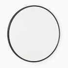 Open Box: Metal Frame Round Wall Mirror (48"D) - Dark Bronze
