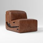 Open Box: Build Your Own - Leo Motion Reclining Leather Sectional