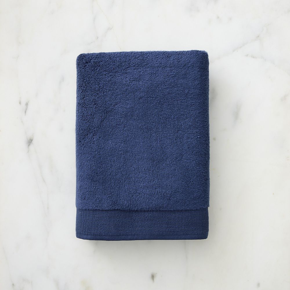 Plush Fibrosoft™ Towels - Bath Sheets, Ink Blue