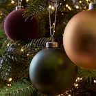 Jewel Tone Glass Ball Ornaments (Set of 9)