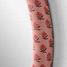 Begonia Upholstered Round Mirror