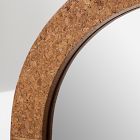 Cork Arched Floor-Length Wall Mirror