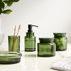 Apothecary Glass Bath Accessories